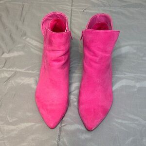 Amazon Fuchsia Ankle Booties
